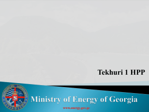 Tekhuri 1 HPP