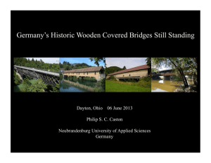 Germany`s Historic Wooden Covered Bridges Still Standing