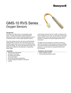 GMS-10 RVS Series Oxygen Sensors