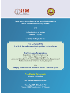 IIT EGR lecture invitation.indd - Metallurgical and Materials