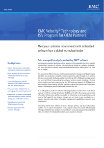 Data Sheet: OEM Partner Program