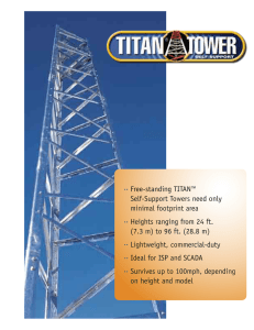 TITAN® Self-Support Towers