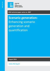 Technical Paper No 7 - Enhancing scenario generation and