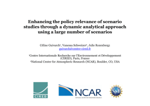 Enhancing the Policy Relevance of Scenario Studies through a