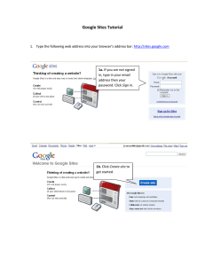 PDF Google Sites Tutorial