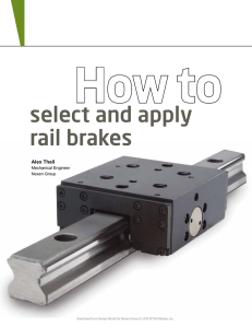 select and apply rail brakes