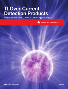 Over-Current Detection Products Brochure