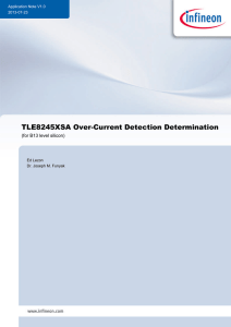TLE8245XSA Over-Current Detection Determination