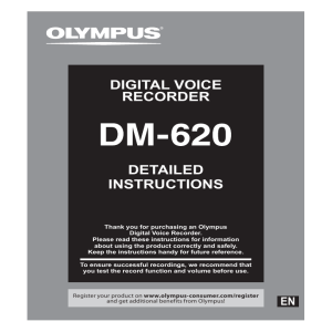 DM-620 Detailed Instructions