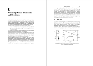 Protecting Diodes, Transistors, and Thyristors