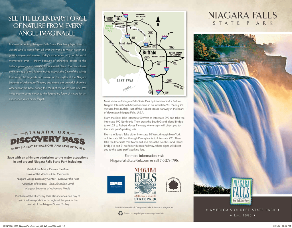 niagara parks tour study guide