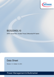 BGS22W2L10 Data Sheet