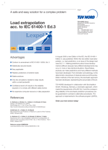 Load extrapolation acc. to IEC 61400-1 Ed.3