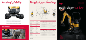 Excellent stability Technical specifications