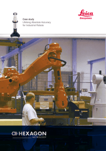 Case study Lifelong Absolute Accuracy for Industrial Robots