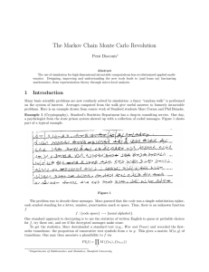 The Markov Chain Monte Carlo Revolution