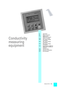 Conductivity measuring equipment