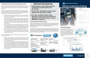 Battery Conductance Training