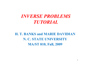 inverse problems tutorial