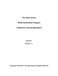 HTNG Trademark License Agreement