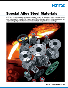 Special Alloy Steel Valves E-186=05