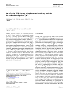 An effective TDLS setup using homemade driving modules for