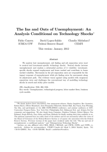 The Ins and Outs of Unemployment: A Conditional Analysis