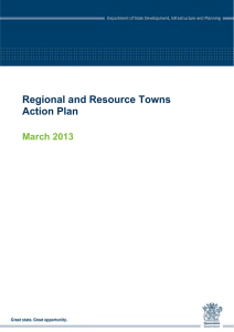 Regional and Resource Towns Action Plans