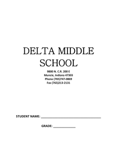 delta middle school - Delaware Community Schools