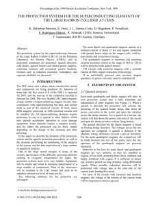 The Protection System for the Superconducting Elements of