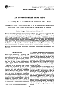 An electrochemical active valve