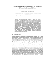 Maximum Correlation Analysis of Nonlinear S-boxes in