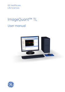 ImageQuant™ TL - GE Healthcare Life Sciences