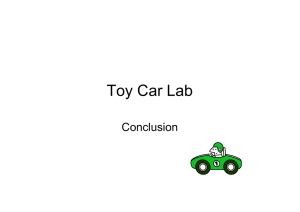 Toy Car Lab conclusion