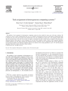 Task assignment in heterogeneous computing systems