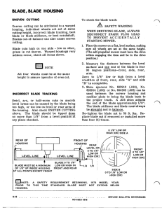 blade, blade housing