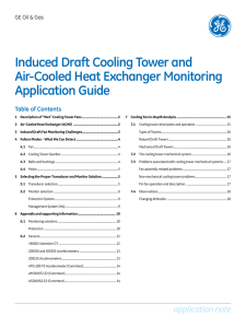 Induced Draft Cooling Tower and Air
