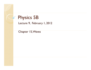 Physics 5B