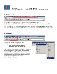 DWG TrueView – AutoCAD .DWG viewer/printer