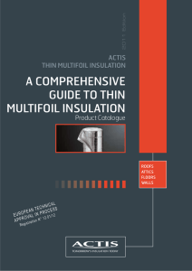 a comprehensive guide to thin multifoil insulation