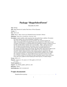 Package `ShapeSelectForest`