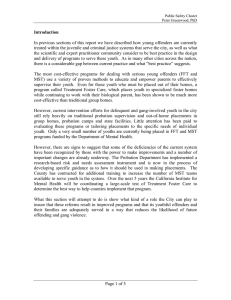 Page 1 of 5 Introduction In previous sections of this report we have