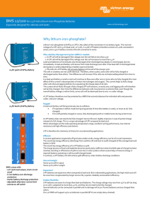 Why lithium-iron-phosphate?