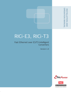 RICi-E3, RICi-T3