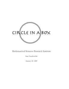 Circle in a Box - National Association of Math Circles