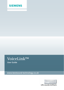 VoiceLink - Siemens Hearing Aids