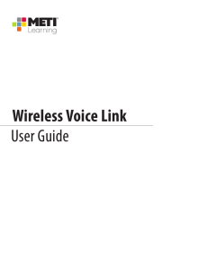 User Guide Wireless Voice Link