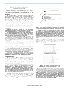 Adhesion of Silicone Coatings to Polypropylene Films