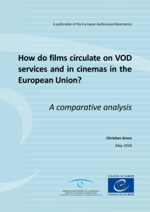 How do films circulate on VOD and in cinemas in the European Union