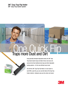 Traps more Dust and Dirt